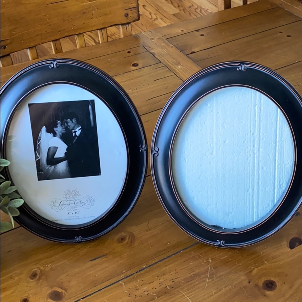 2 Oval 8x10 picture frames
